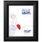 Frame USA Corporate Rounded Black Satin Single Image Picture Frame